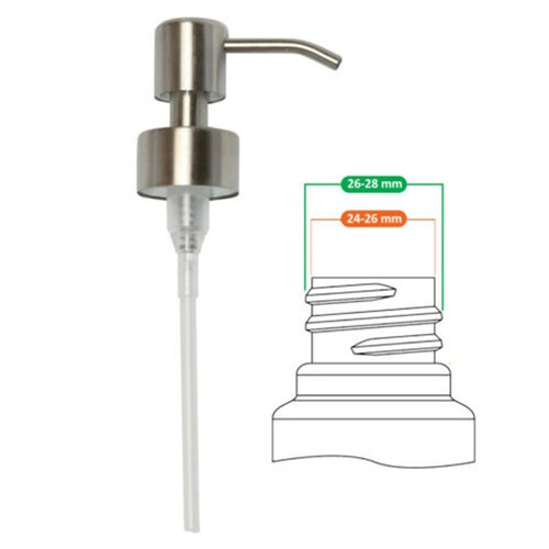 Testina pompa acciaio - testina, inox
