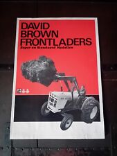DAVID BROWN FRONTLADERS TRATTORE CON PALA SUPER STANDAARD MODELS OLDTIMER 