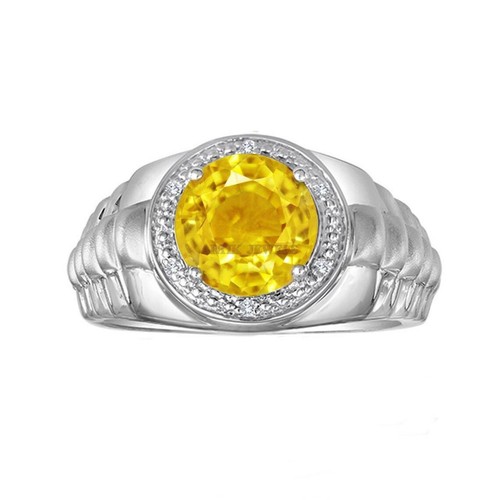 Naturale citrino gemma con 14k - naturale,