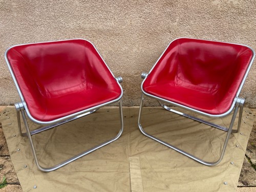 Fauteuils plona cuir - 2,