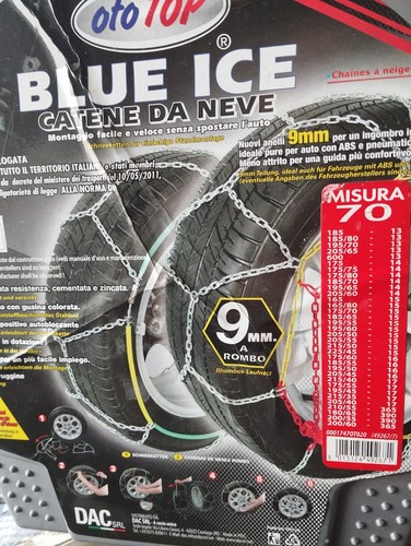 Catene neve oto top blue - catene,