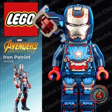 ⭐ LEGO Iron Patriot Mk1 Minifigure sh1038 Marvel Avengers Infinity Saga Iron Man