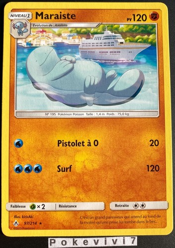 Carte pokemon maraiste 214 - maraiste, 97/214