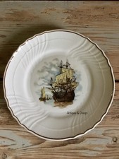 1975 RICHARD GINORI PORCELLANA VECCHIO GINORI PIATTO Il Veliero Vascello Nave 