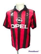 Maglia Di Canio 16 Milan 95/96 Lotto Calcio vintage Taglia S Sponsor Opel