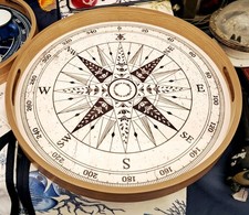 Grande Vassoio In Legno Con