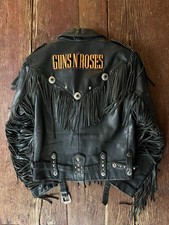 Giacca di pelle Guns N' Roses anni 80