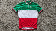 Maglia ciclismo manica corta bandiera nazionale italiana Giordana taglia:...