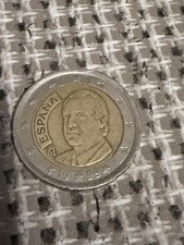 MONETA DA 2 DUE EURO molto RARA ESPANA 1999 SPAGNA CARLOS REALE MONARCHIA