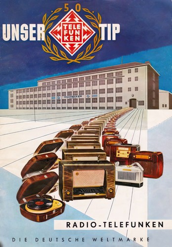 Telefunken anni radio e - 50, di