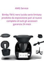 VORWERK BIMBY TM6 BALCK NERO Come Nuovo GARANZIA 2 ANNI TM 6 