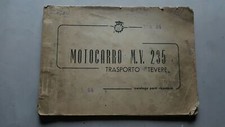 MV Agusta 235 Tevere Motocarro 1960 catalogo ricambi originale parts catalogue