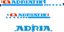 Adesivi per camper adriatik