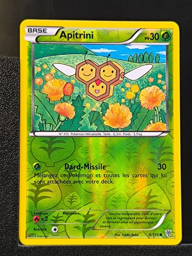 Scheda pokémon apitrini 135 - pokémon, 4/135