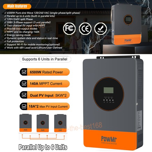 6500w 48v solar inverter - 6500w,