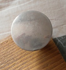 VECCHIA MANIGLIA A POMELLO IN FERRO PIENO CROMATA VITE IN FERRO PER MOBILI VARI-