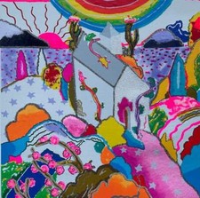 Paesaggio in Rosa | Luca Alinari Serigrafia su Carta Ed. Limitata 40x40 Pop Art