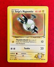 Lotto carte Pokemon Lt. Surge's Magnemite 80/132 - Gym Heroes - ENG