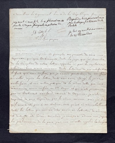 Billaud varenne lettre - –,