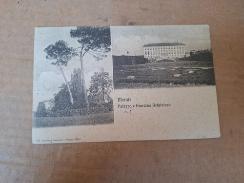 Cartolina merate lecco 1907 - cartolina,