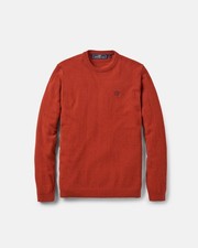 Maglione HENRI LLOYD Teddington Crew Off Arancione Freo Red