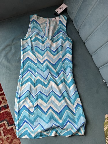 Abito corto missoni blu - abito,