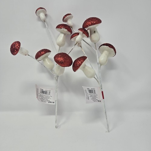 Funghi glitter rosso - funghi,