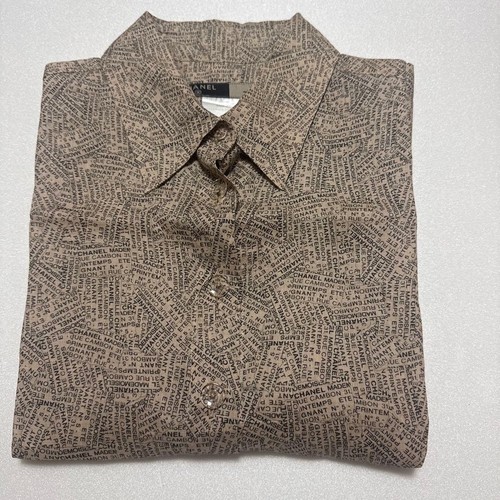Camicia blusa chanel stampa - camicia,
