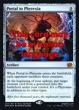 MTG PORTAL TO PHYREXIA FOIL