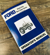 Ford Fordson Dexta Super Dexta Operatori Manuale Proprietari Manutenzione Regolazioni