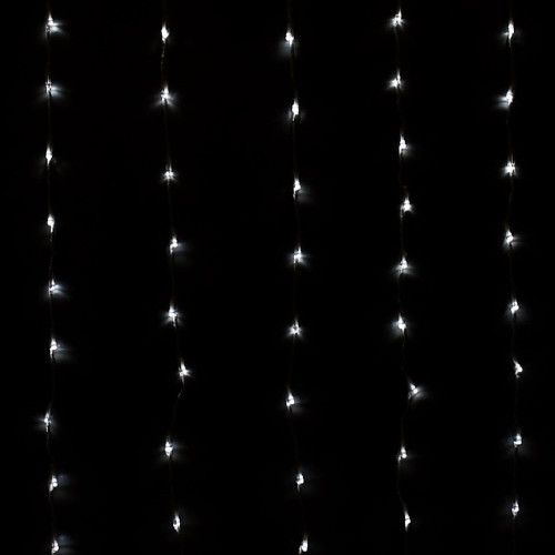 Tenda luminosa 160 led bianco - 160,