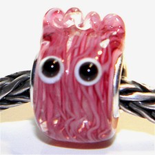 PERLINA VETRO DI MURANO AUTENTICA ARGENTO STERLING 925 QUERCIA CIONDOLO EUROPEO PERLINE 1881