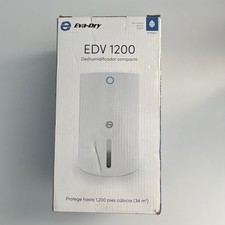 Eva-Dry, EDV-1200 Potente Deumidificatore Portatile Ergonomico Piccolo
