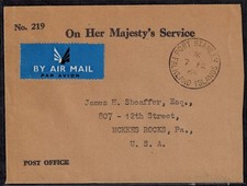 Falkland Islands 1964 OHMS