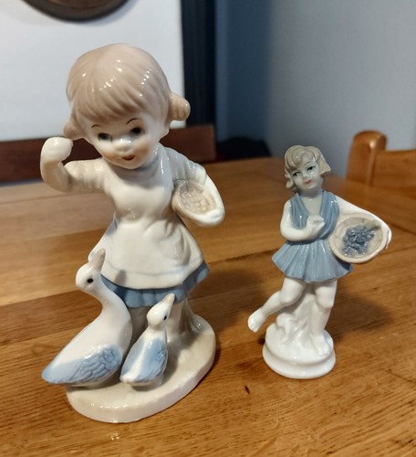 Coppia statuine porcellana - coppia, in