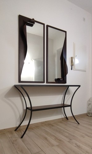 Cornice specchio ferro battuto - specchio,