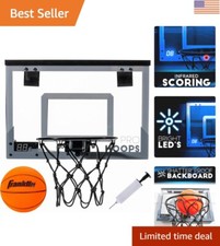 Mini cancelli da basket over-the-door resistenti con illuminazione a LED - set completo