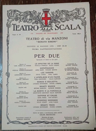 Locandina teatro alla scala - locandina,