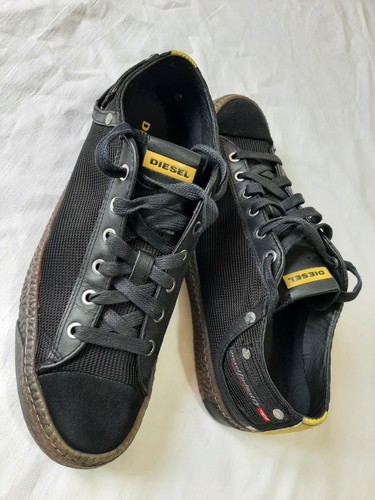 Diesel sneakers uomo nero tela - nero,