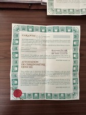 Guarantee Rolex Blank - Garanzia in bianco_Original 100% CORONE LUNGA