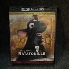 Disney Ratatouille (4k Ultra HD + Blu-Ray + Digital, 2007) Pixar New Sealed