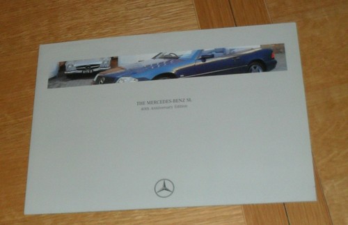 Mercedes r129 brochure - mercedes, sl
