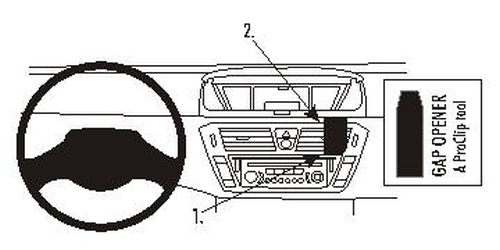 Brodit proclip 853951 console - proclip,