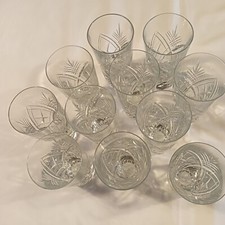 N° 6 BICCHIERI CRISTALLO da