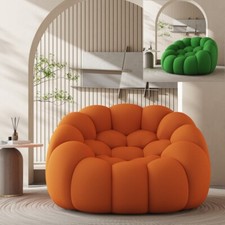 Divano componibile curvo lounge chair poltrona bubble couch seduta zucca divano