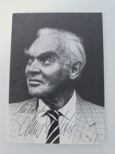 Hans richter autografo - autografo, firmato