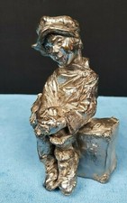 SCUGNIZZO ARGENTO STERLING ARVAL ARGENTI VALENZA ANTICO SCULTURA VINTAGE 900