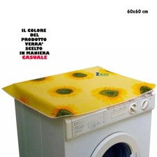 FODERO COPRILAVATRICE QUADRATO 60x60 cm FELPATO IN PVC ATOSSICO