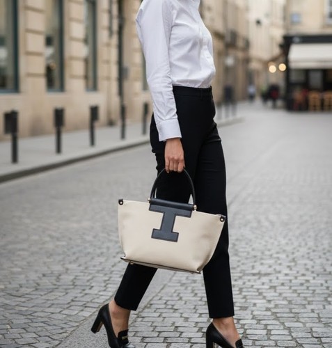 Borsa donna nera con - da,