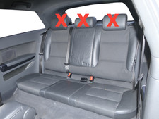 Audi A3 8P Sedile Posteriore